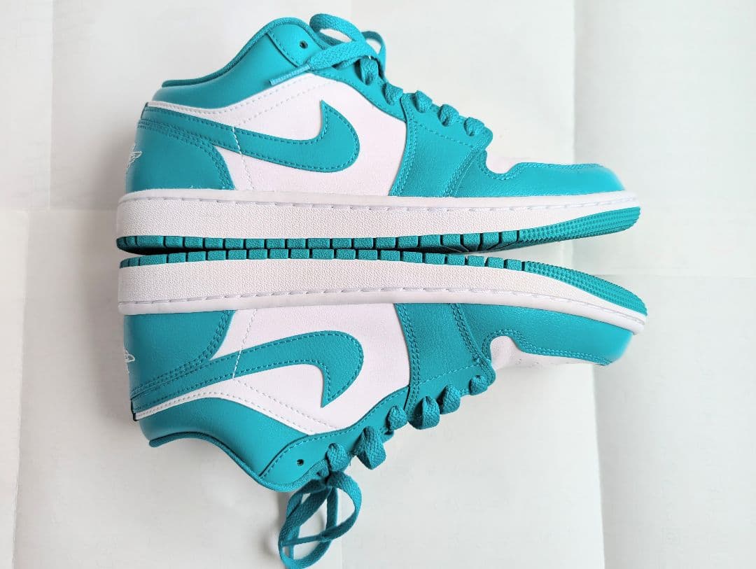 NIKE ジョーダン1 ロー 25.5cm ターコイズ
