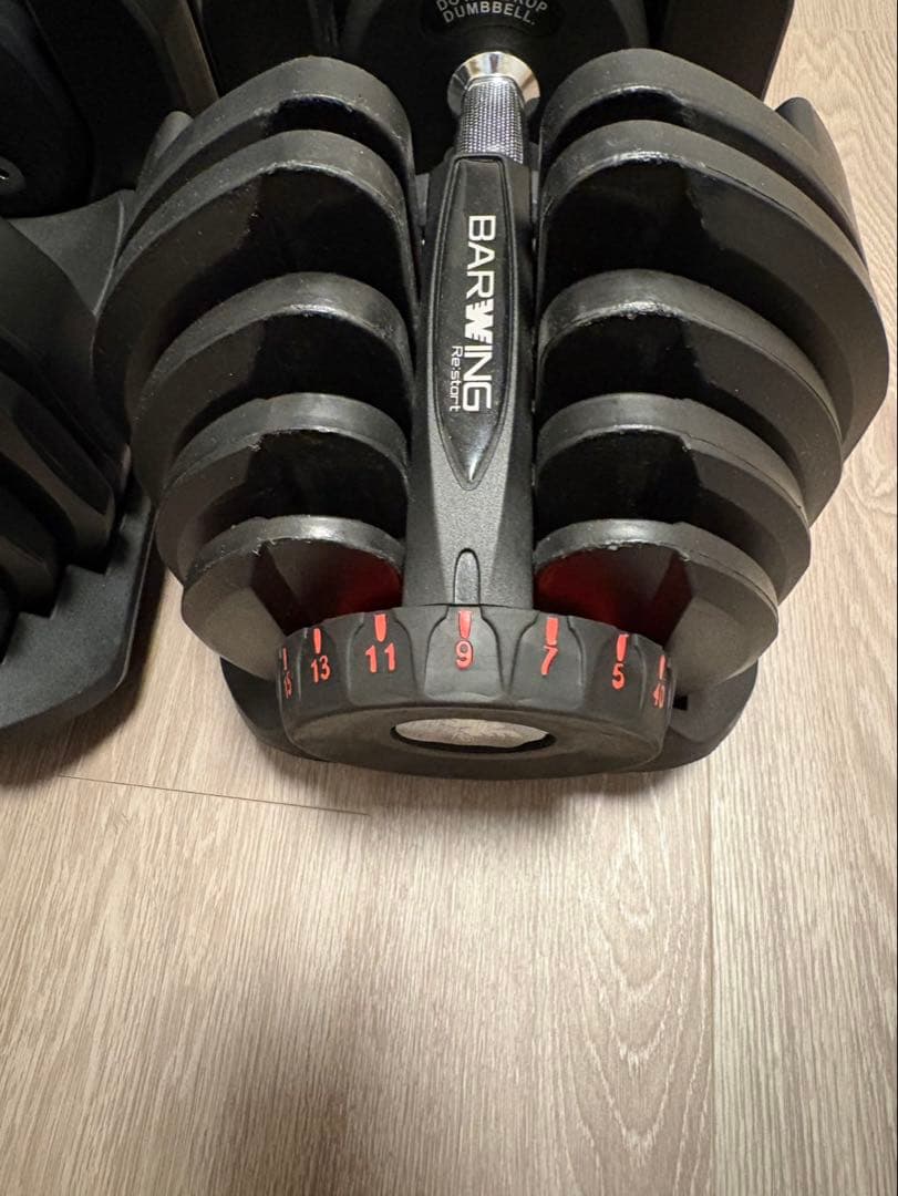 【横浜市内引取限定】可変式ダンベル 40kg 2個セット BARWING