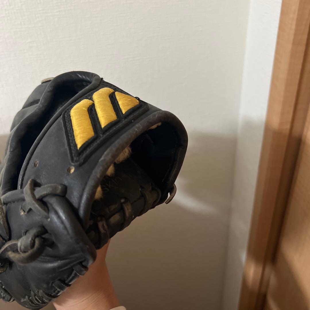 Mizuno 硬式野球グローブ 黒/金