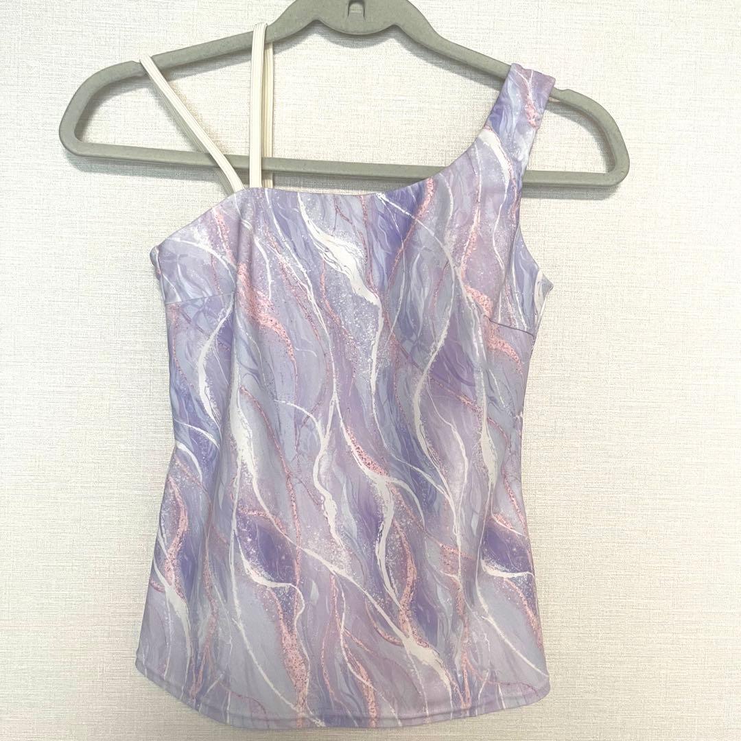 【美品】ALBOVE水陸両用ウェア　スポブラアシンメトリーヨガウェア【Mサイズ】