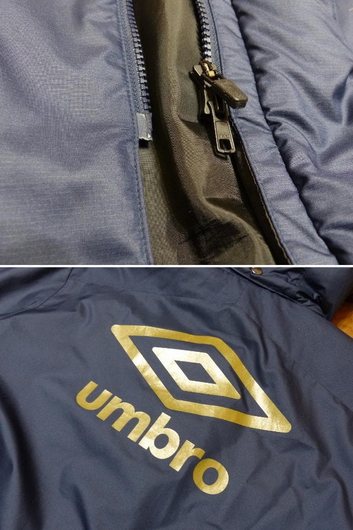 送料込 美品★UMBRO UCA1640 ベンチコート M(170㎝/M-L)