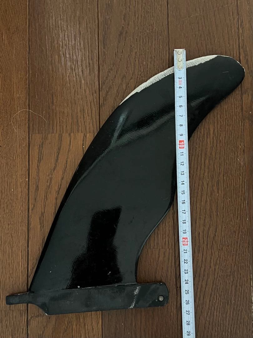 中古グラスファイバー　ロングボードフィン 黒