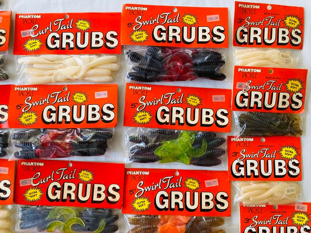 【希少】新品未使用 ワーム GRUBS グラブ 34袋セット