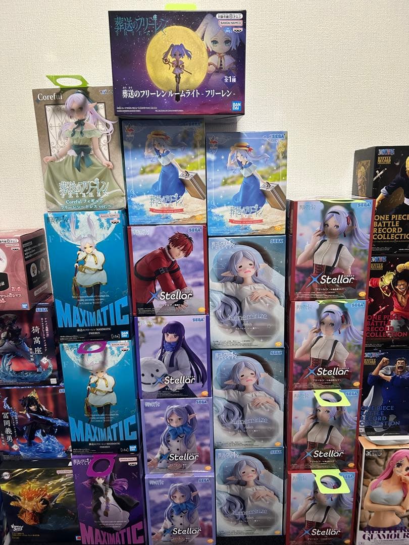 鬼滅の刃 葬送のフリーレン ワンピース フィギュア 33点 まとめ売り