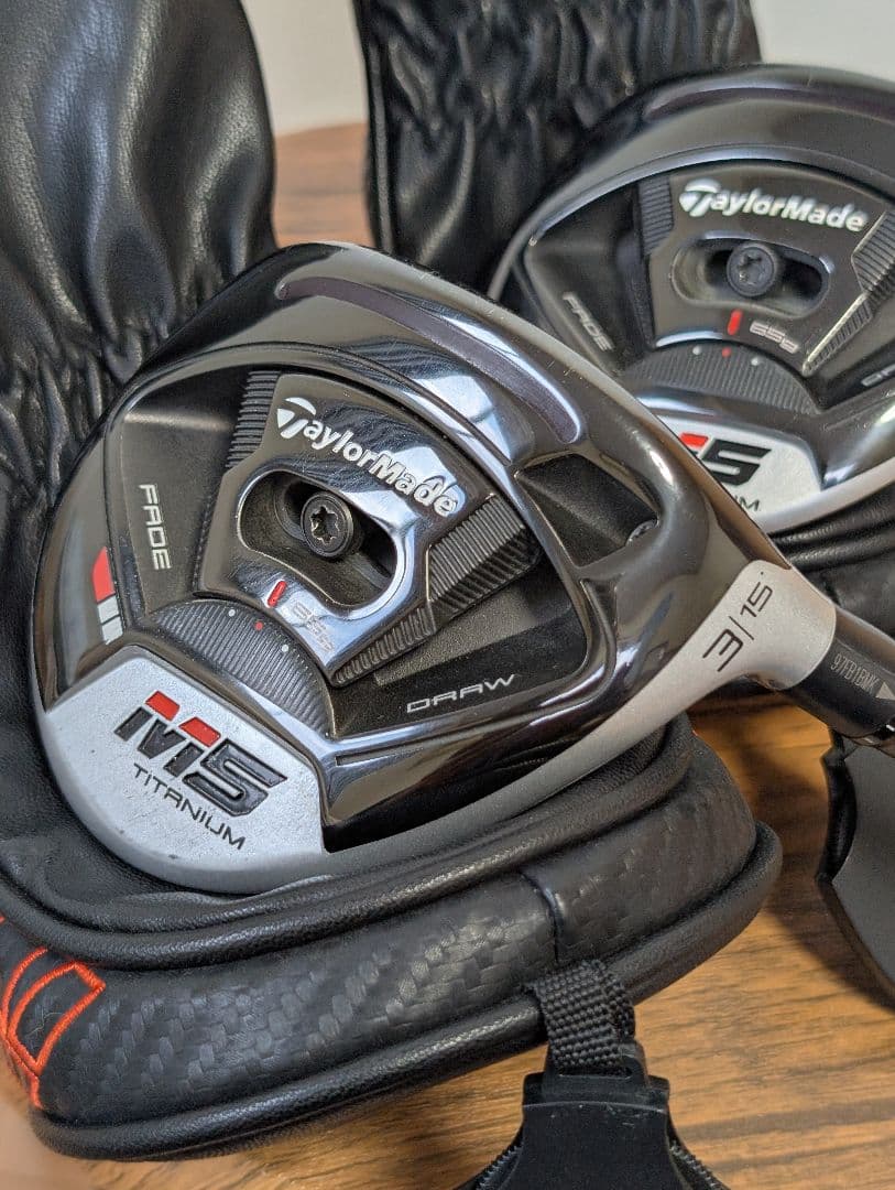 TaylorMadeM5 FW 3番5番シャフトクロカゲSと純正シャフト2本付き
