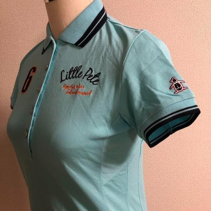マンシングウェア R.line ゴルフ ポロシャツ ティファニーブルー Mサイズ