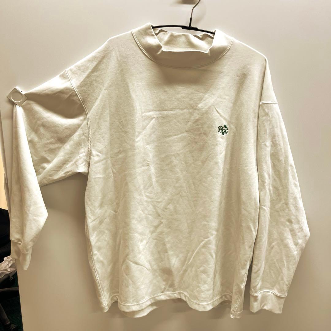 パシフィックゴルフクラブ　モックネック長袖シャツ　サイズＬ　used