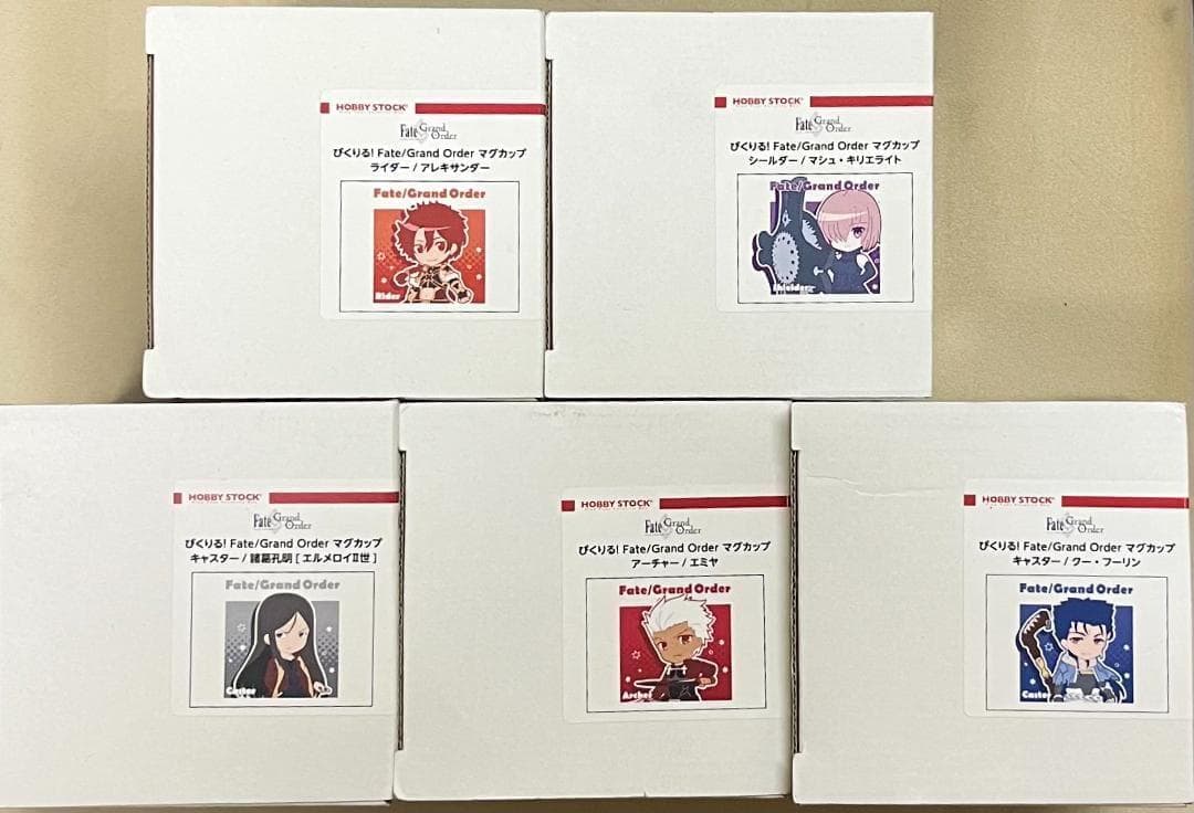 Fate/Grand Orderマグカップ5種【A】新品