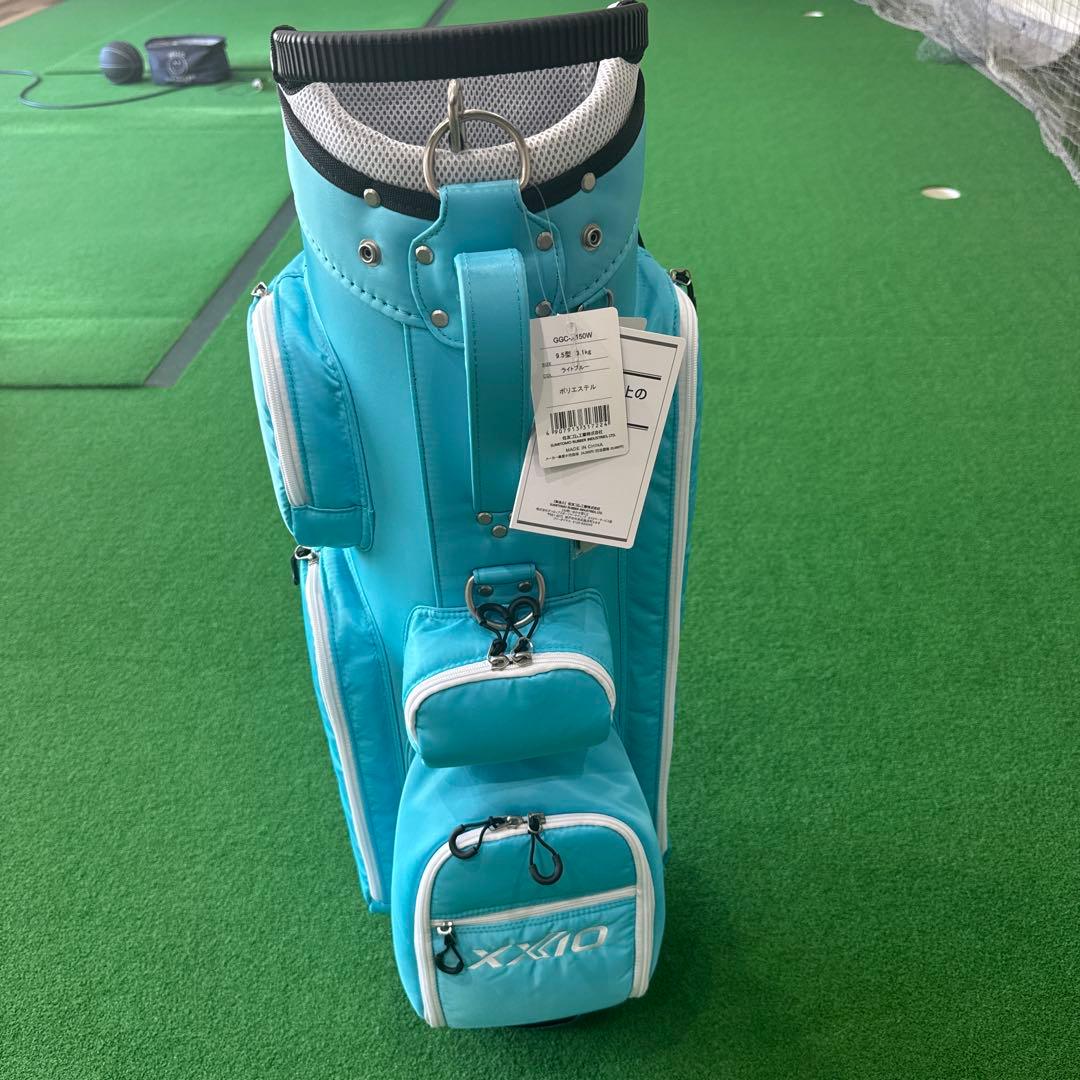 新品未使用 XXIO スタンド式ゴルフバッグ 水色