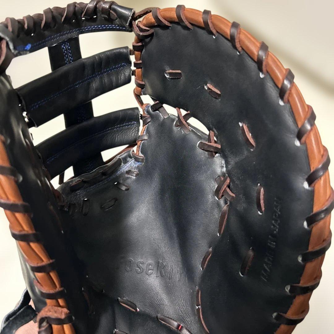 レザー製野球グローブ 黒