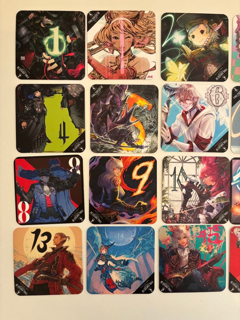 暁月のフィナーレ エオカフェコースター FF14 24枚