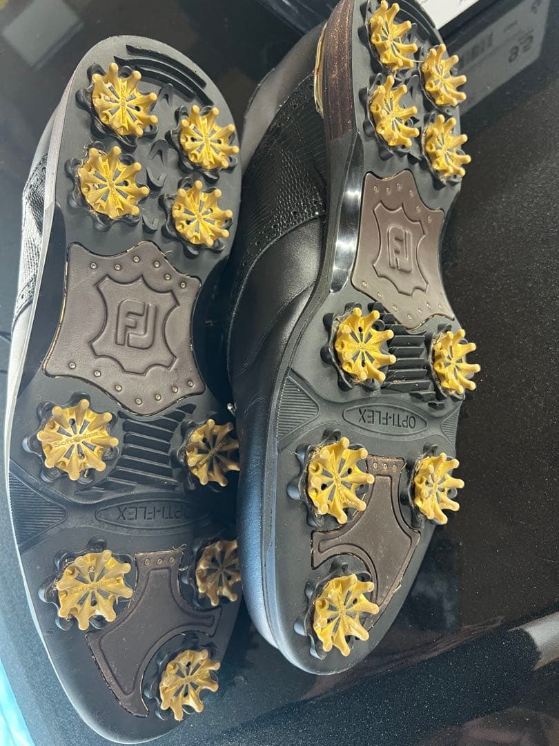 美品　FootJoy Icon Black ゴルフシューズ