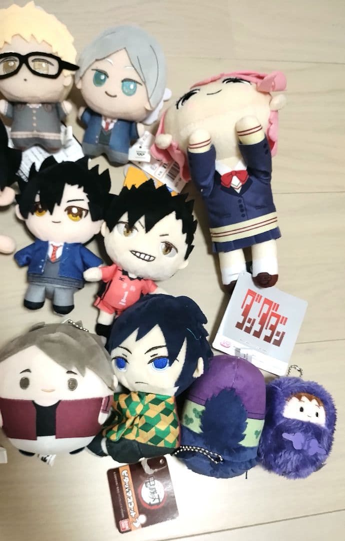 ぬいぐるみ　まとめ売り　ハイキュー　鬼滅の刃　忍たま乱太郎　ダンダダン　人形
