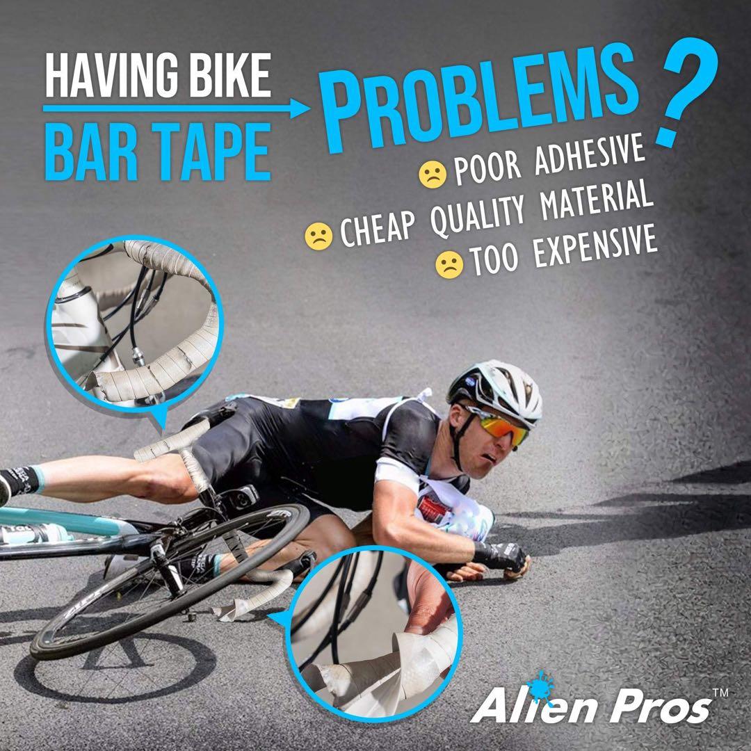 ✨1点限り✨ Alien Pros 自転車ハンドルバーテープ カラーブルー
