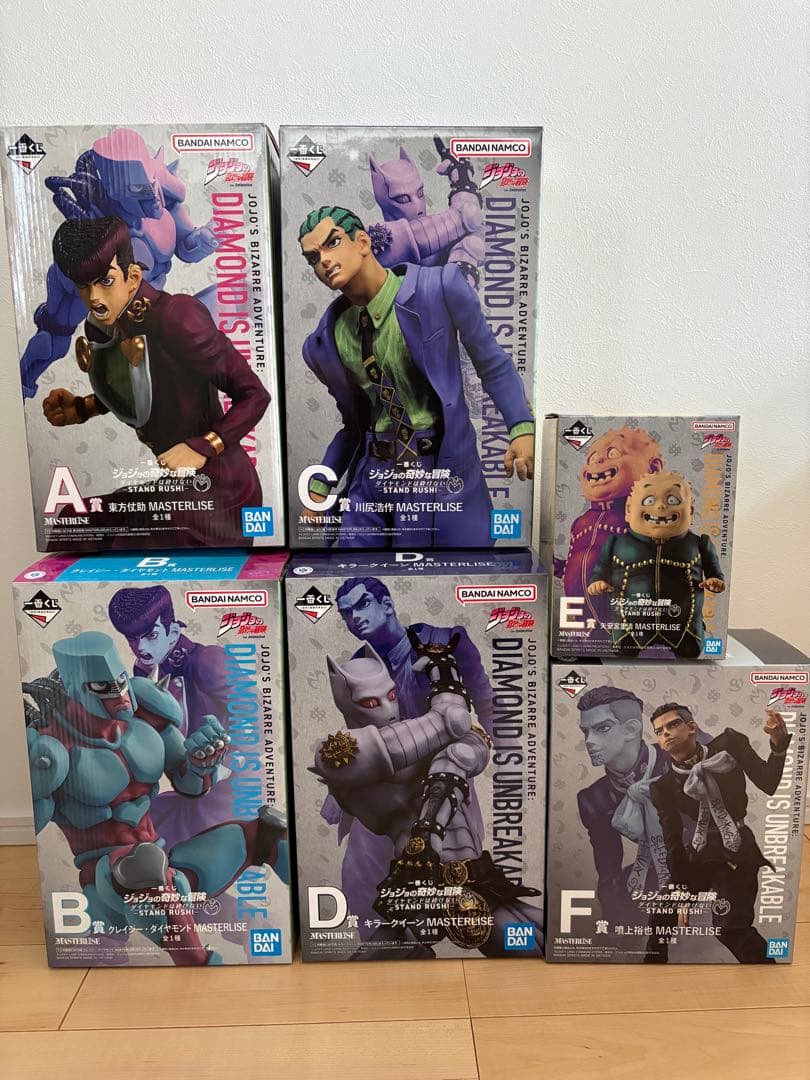 一番くじ　ジョジョの奇妙な冒険 フィギュアコンプリートセット　ポスターおまけ付き