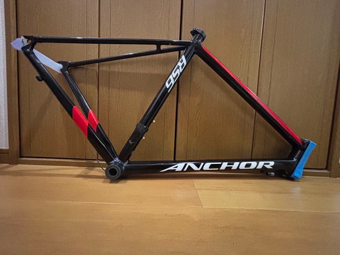 ANCHOR RS6 ロードバイク フレーム 黒/赤 bridgestone