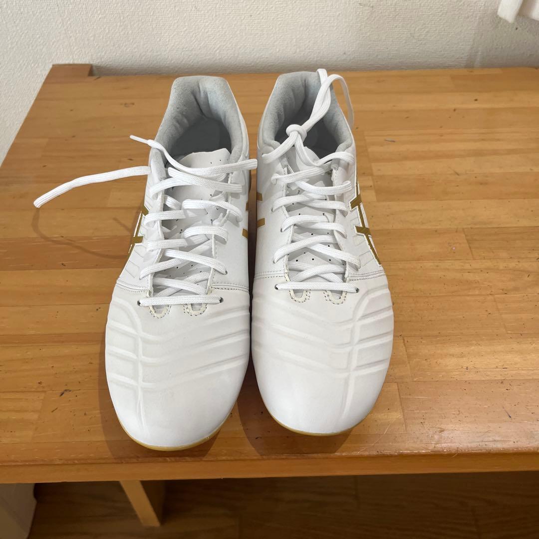 ASICS DS LIGHT サッカーシューズ ホワイト/ゴールド