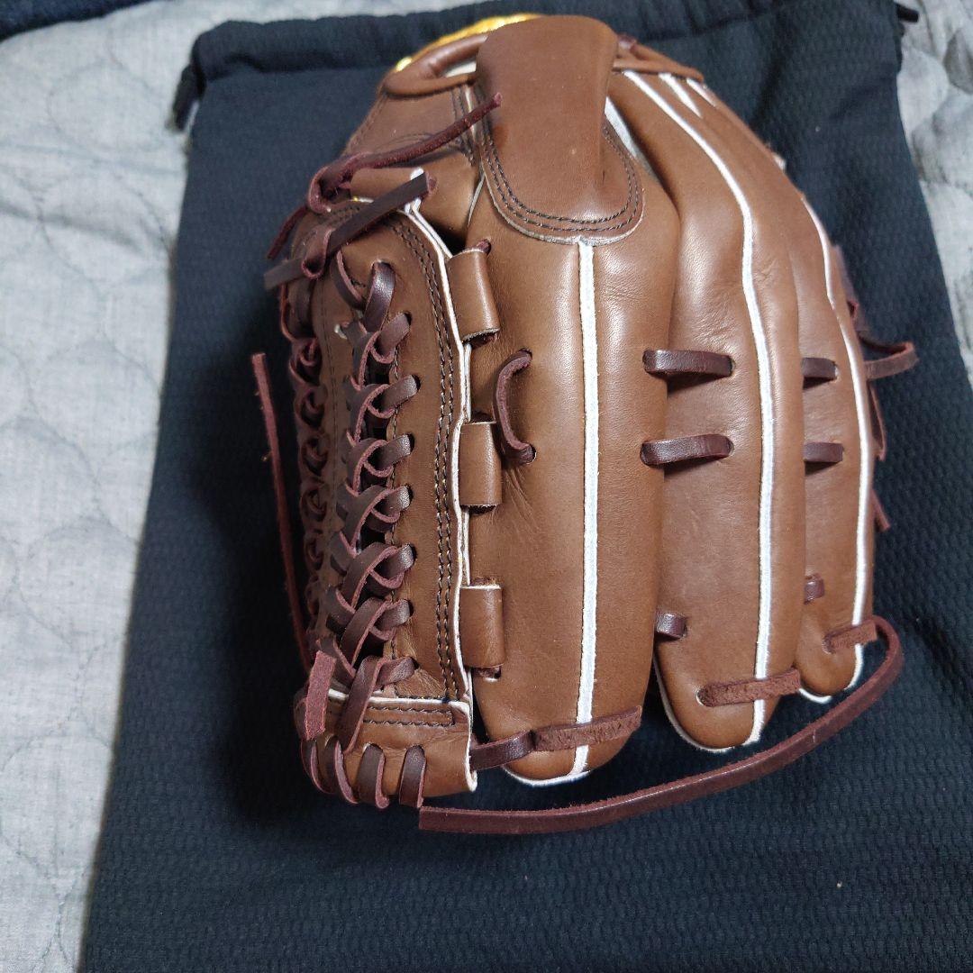 新品ザナックス投手用 ブラウン 硬式グローブ