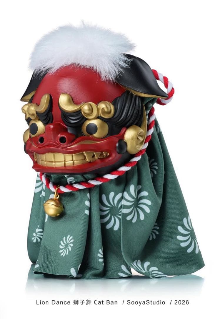 sooya.studio Lion Dance Cat Ban フィギュアセット