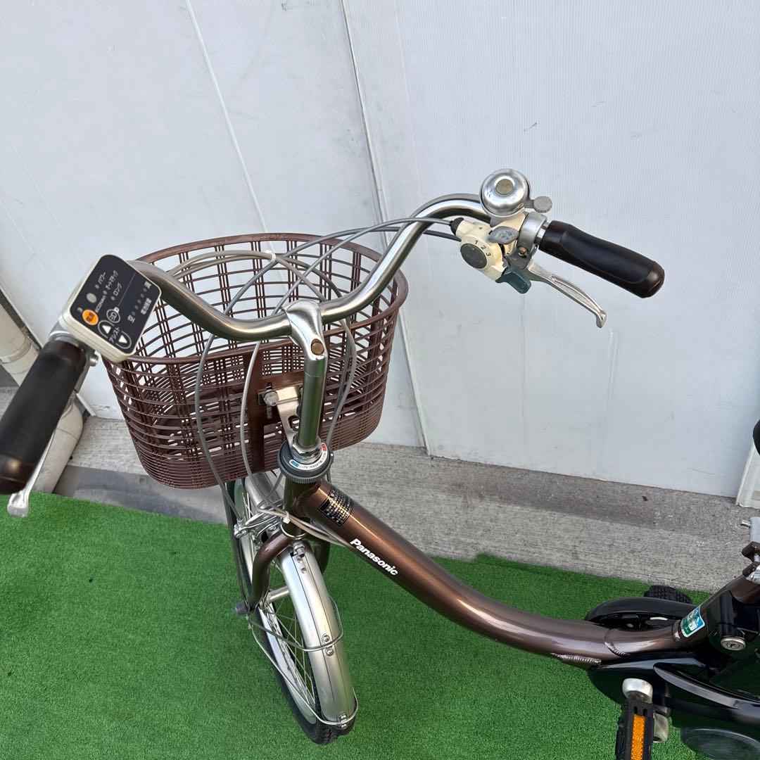 Panasonicパナソニック電動アシスト自転車20インチ ブラウン