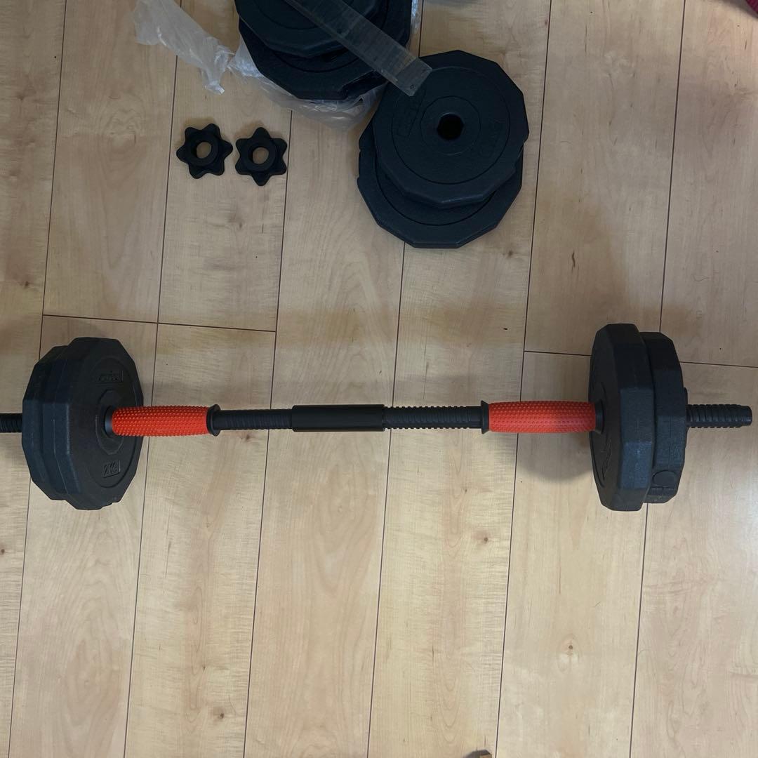 可変式ダンベル(2kg×4枚、1.5kg×4枚、1.25kg×4枚)