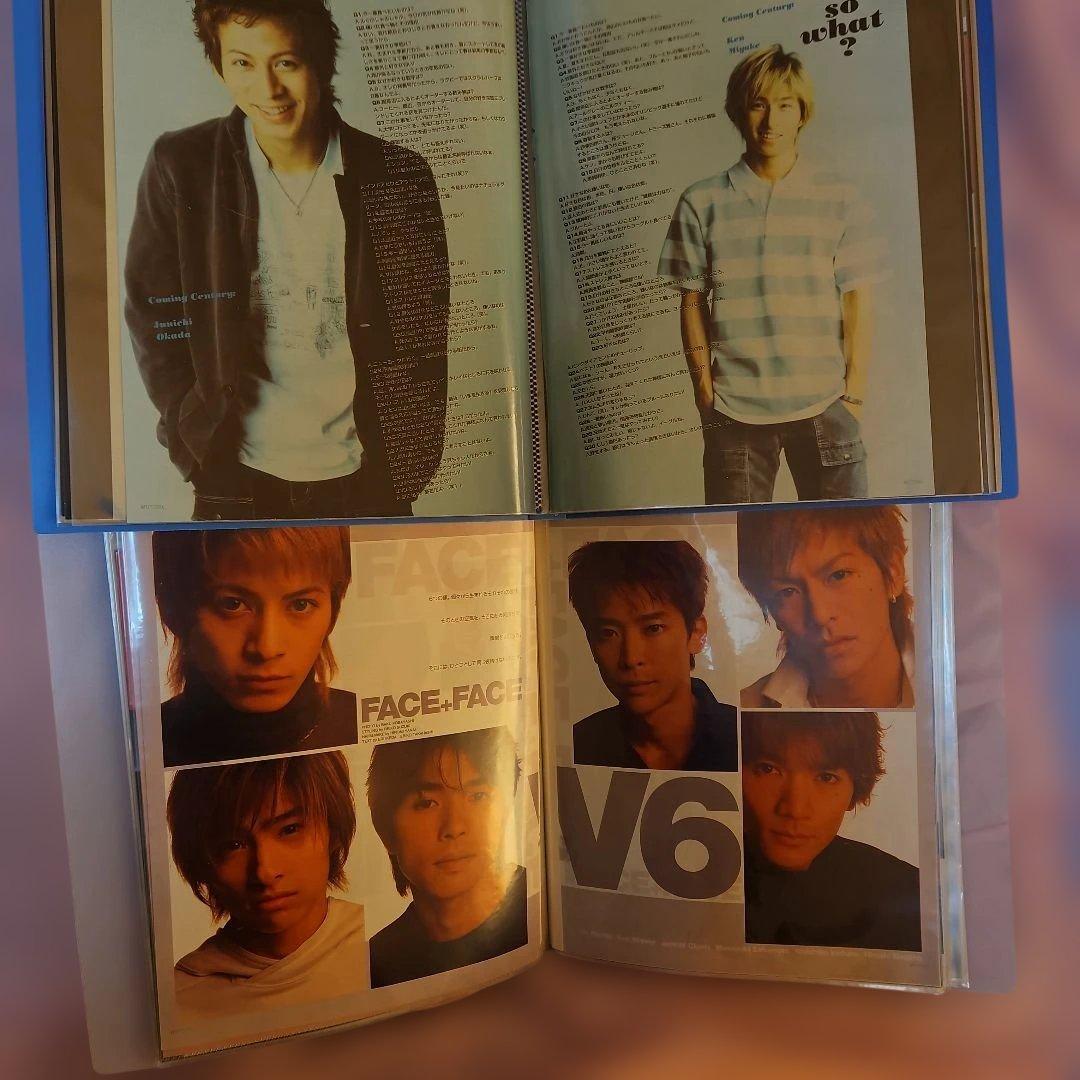V6　切り抜き　昔の切り抜き　25冊分　2002年あたりから2005年くらい
