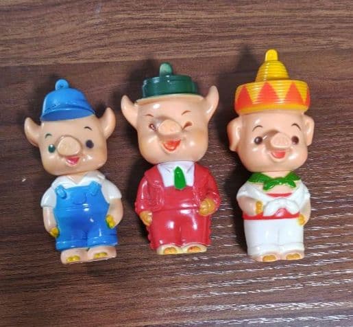 ３匹の子豚 ブーフーウー ソフビ人形 まとめ売り その１