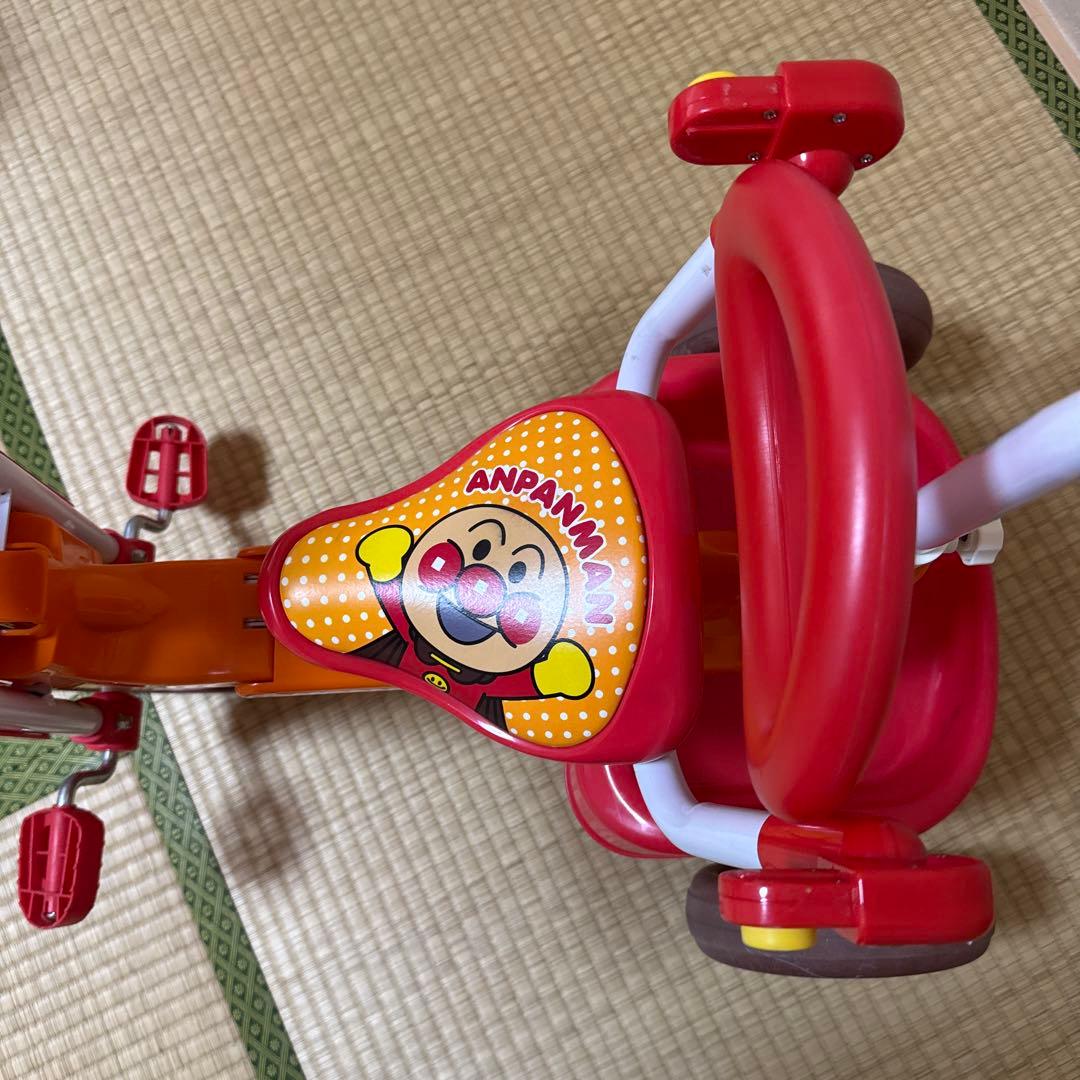 それいけ!アンパンマン 折りたたみ三輪車 オールインワンUP