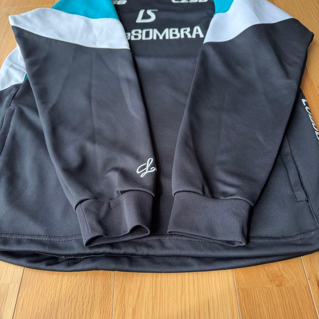 LUZeSOMBRA ルースイソンブラ　長袖ジャージ セットアップ　黒ターコイズ