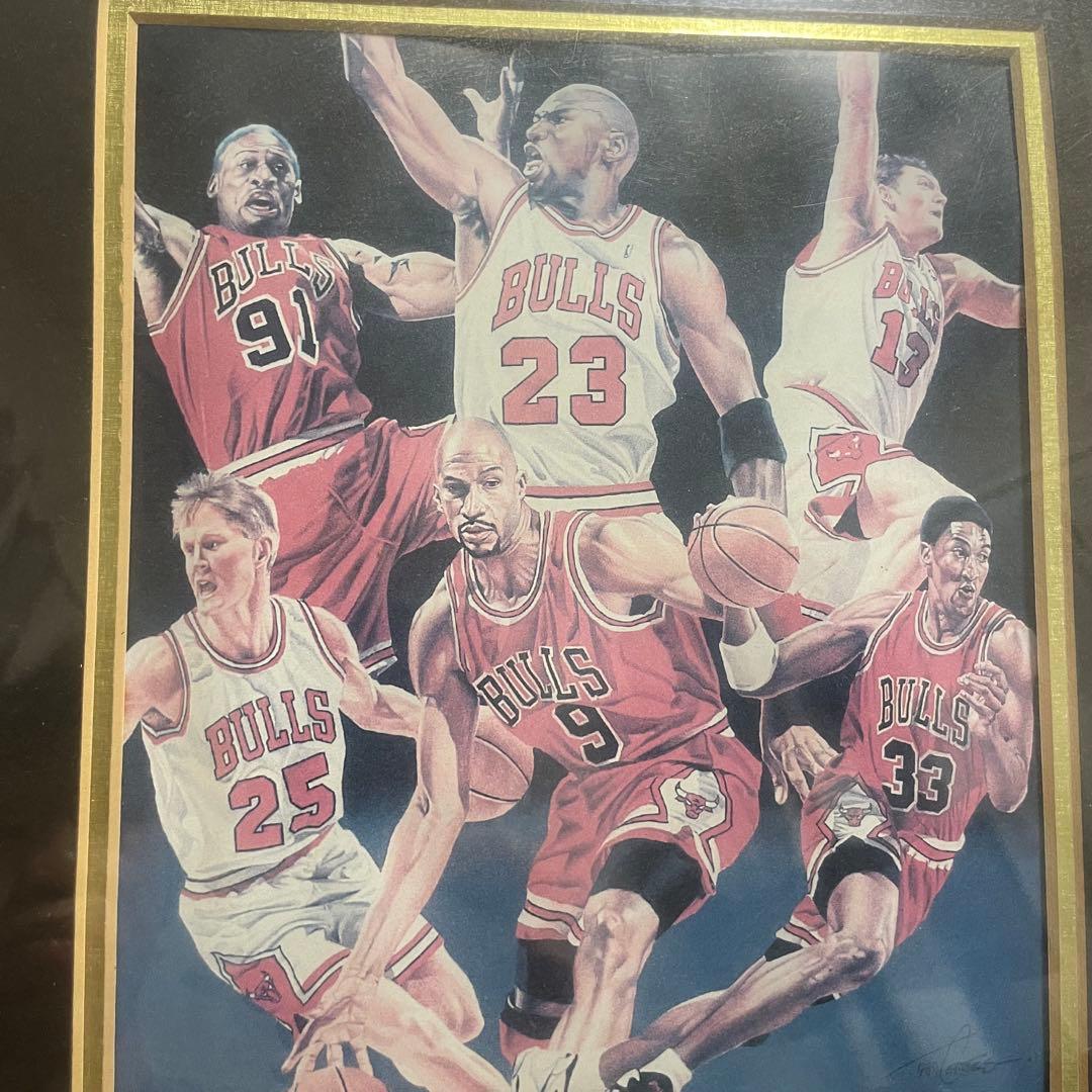 NBA シカゴブルズ　リトグラフ　15000枚限定品