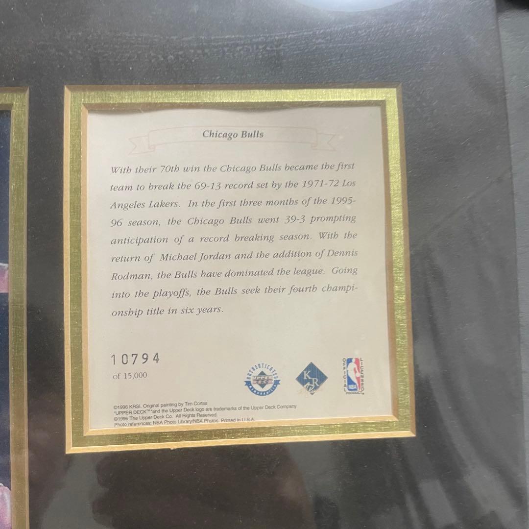 NBA シカゴブルズ　リトグラフ　15000枚限定品