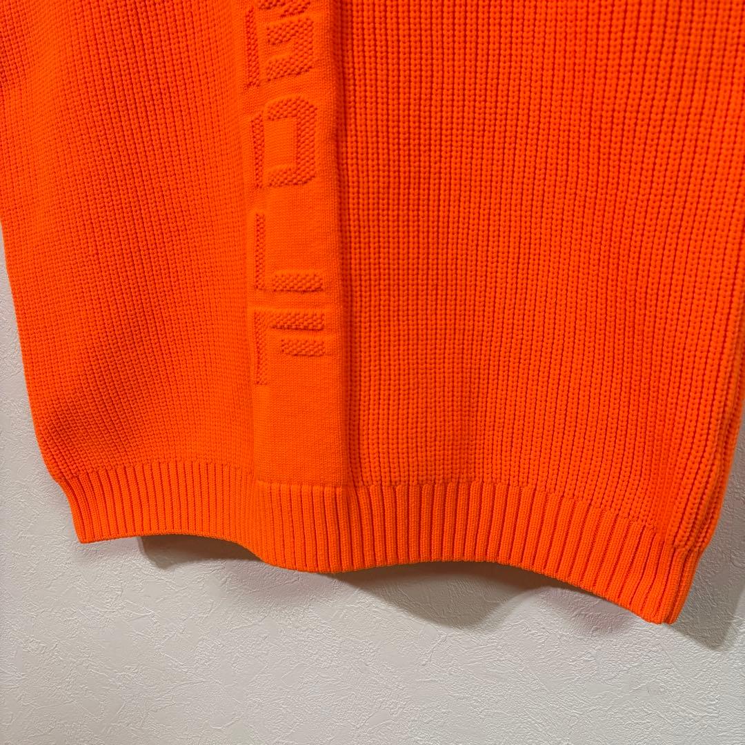 【RUSSELUNO GOLF】新品　軽量ニットベスト　メンズ３Ｌ　オレンジ
