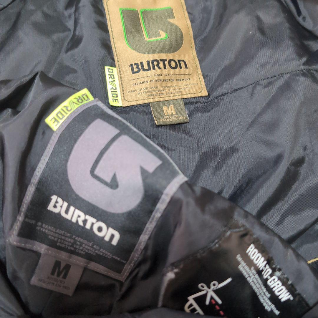 BURTONスノーボードウェア上下セットキッズMバートン②ワッペン