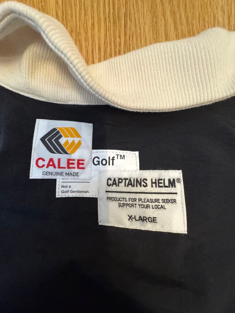 値下げ★試着のみCALEE ×chaptainhelm POLO - XL