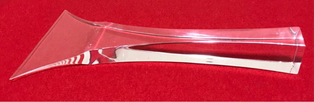 三味線撥14透明樹脂製　中古品　超美品