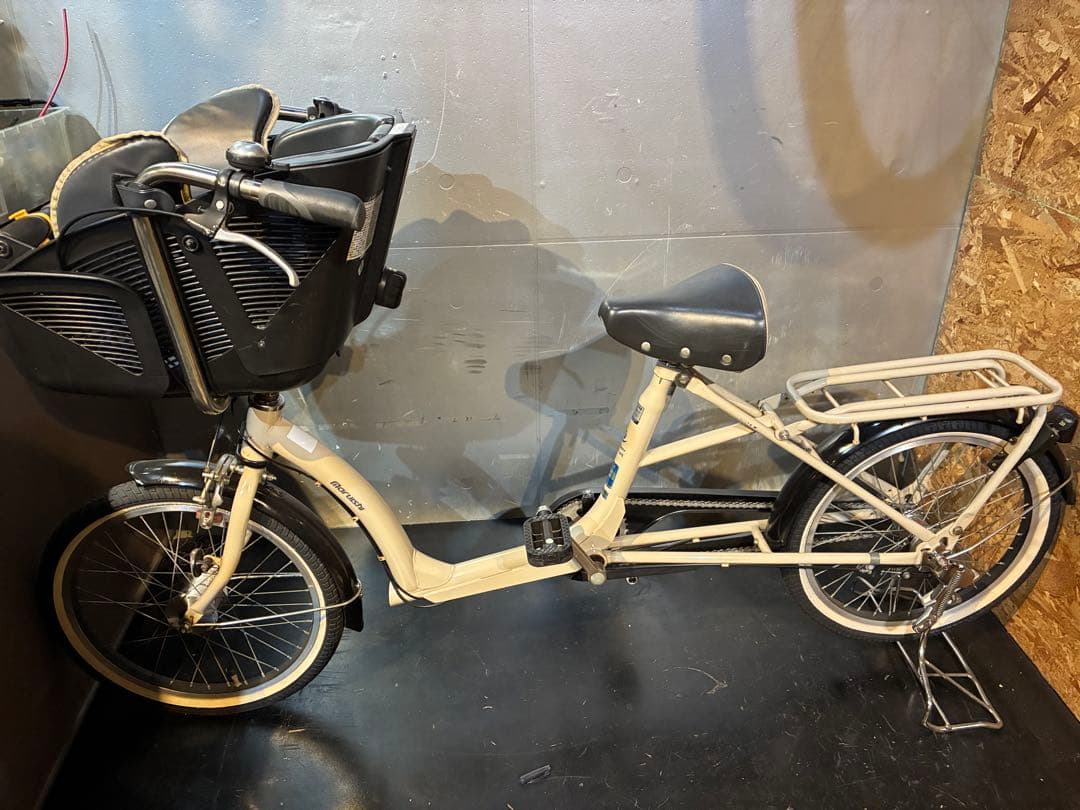 K7【大阪堺市/引取】幼児二人乗り対応自転車 丸石サイクル ふらっかーず