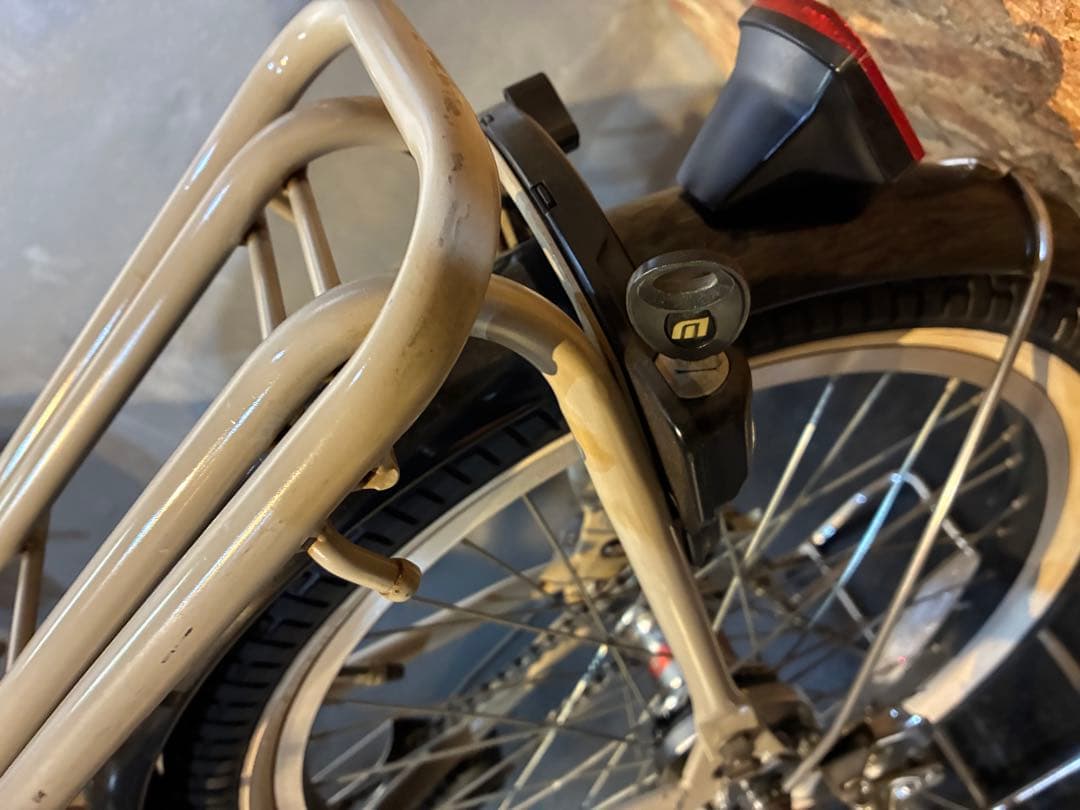 K7【大阪堺市/引取】幼児二人乗り対応自転車 丸石サイクル ふらっかーず