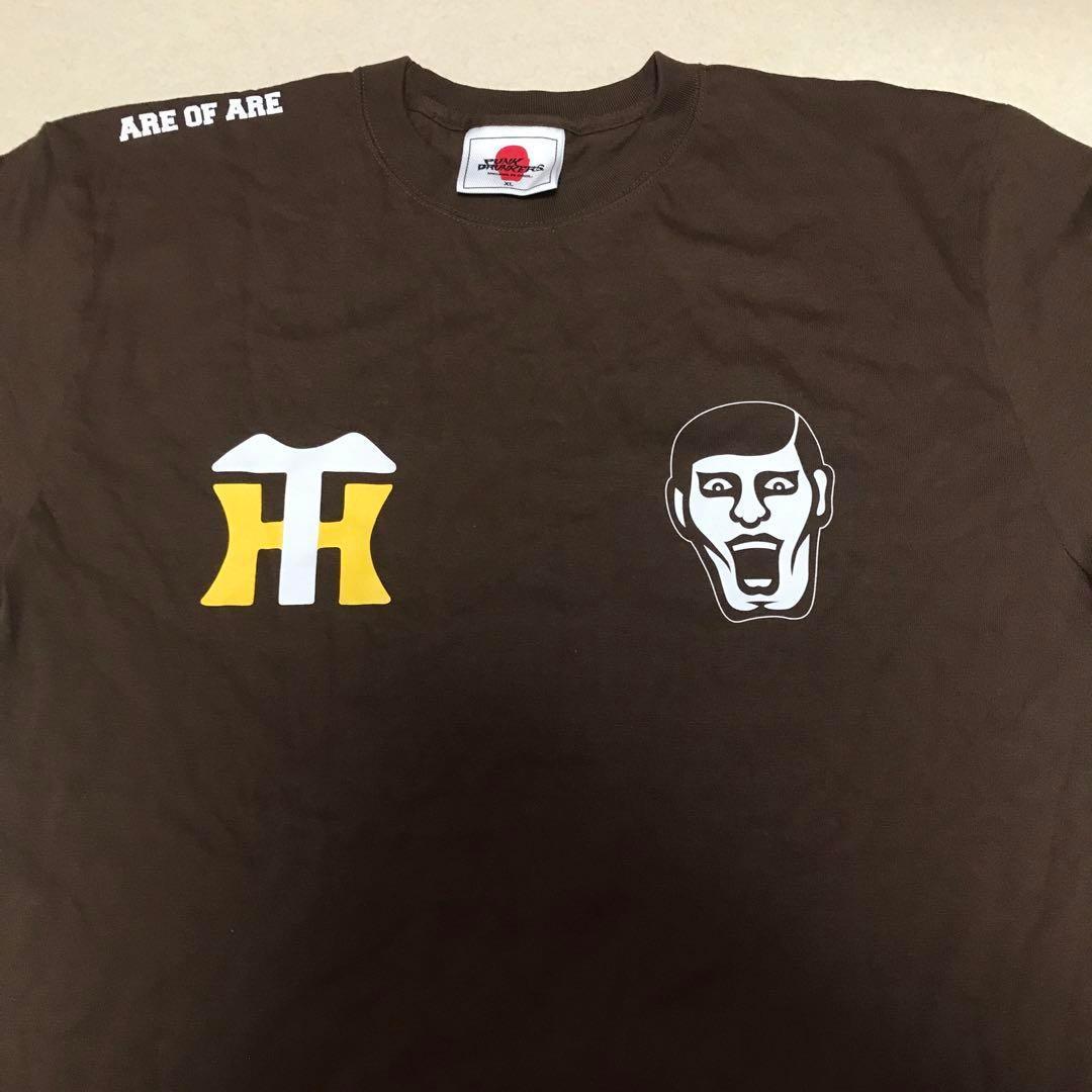 優勝 虎 茶系 半袖 阪神タイガース XL パンクドランカーズ Tシャツ 未使用