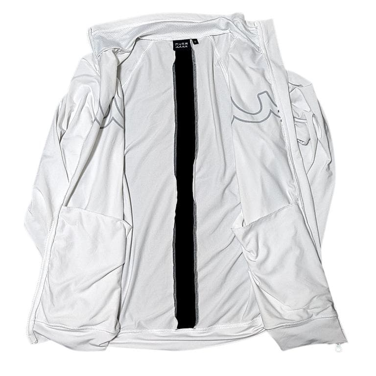 ムータマリン　ゴルフ　メンズ　フルジップ ラッシュガード　サイズ6　ホワイト