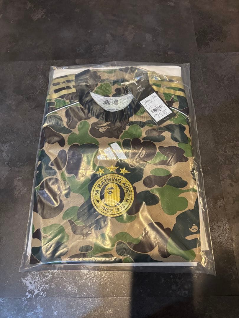 adidas × A BATHING APE ゲームシャツ　M