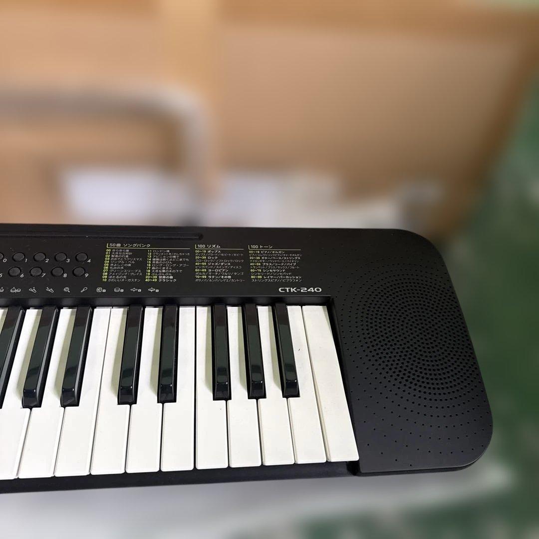 CASIO カシオ 電子キーボード ブラック CTK-240 格安