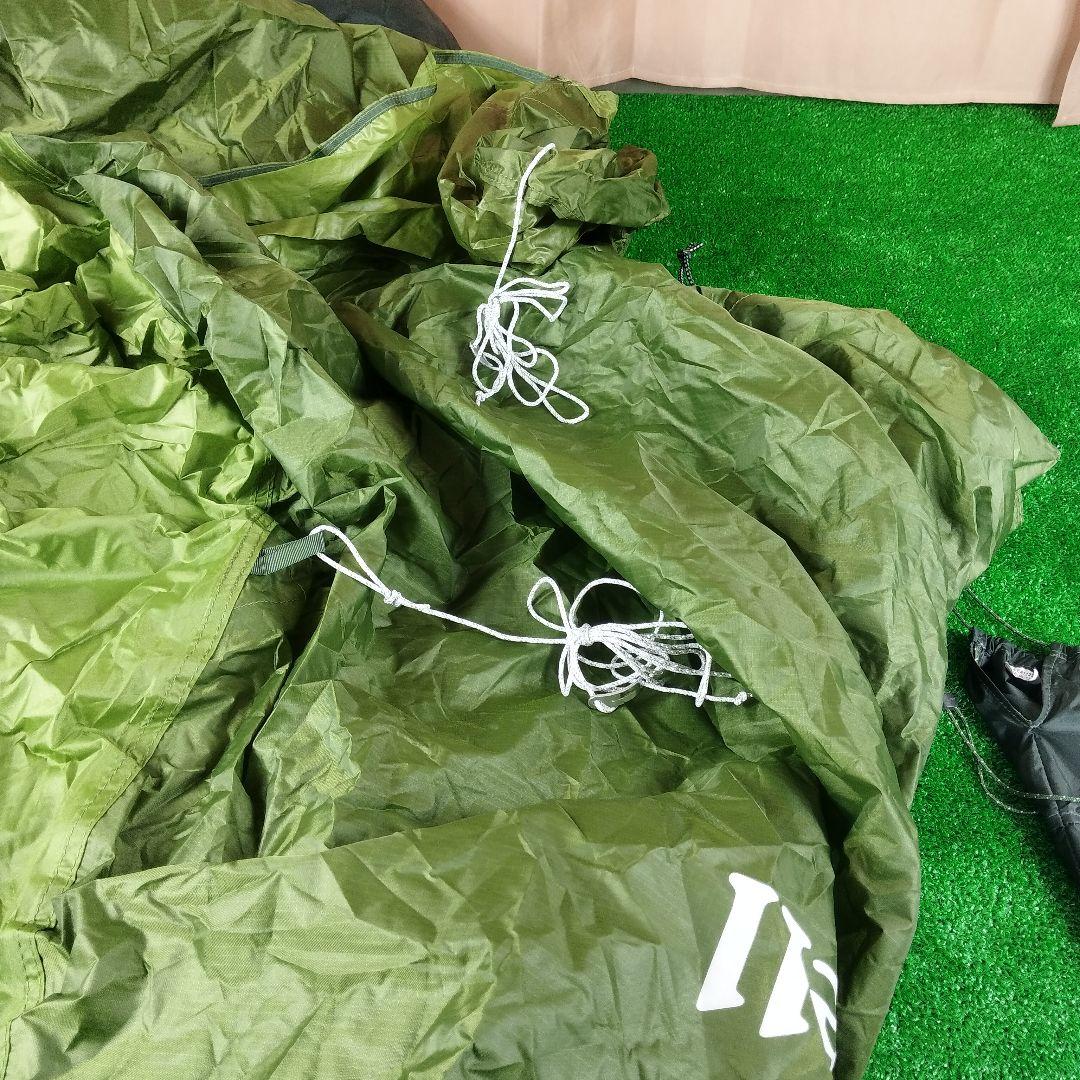 極美品　クロノスドーム2 山岳テント　カーキ　軽量コンパクト