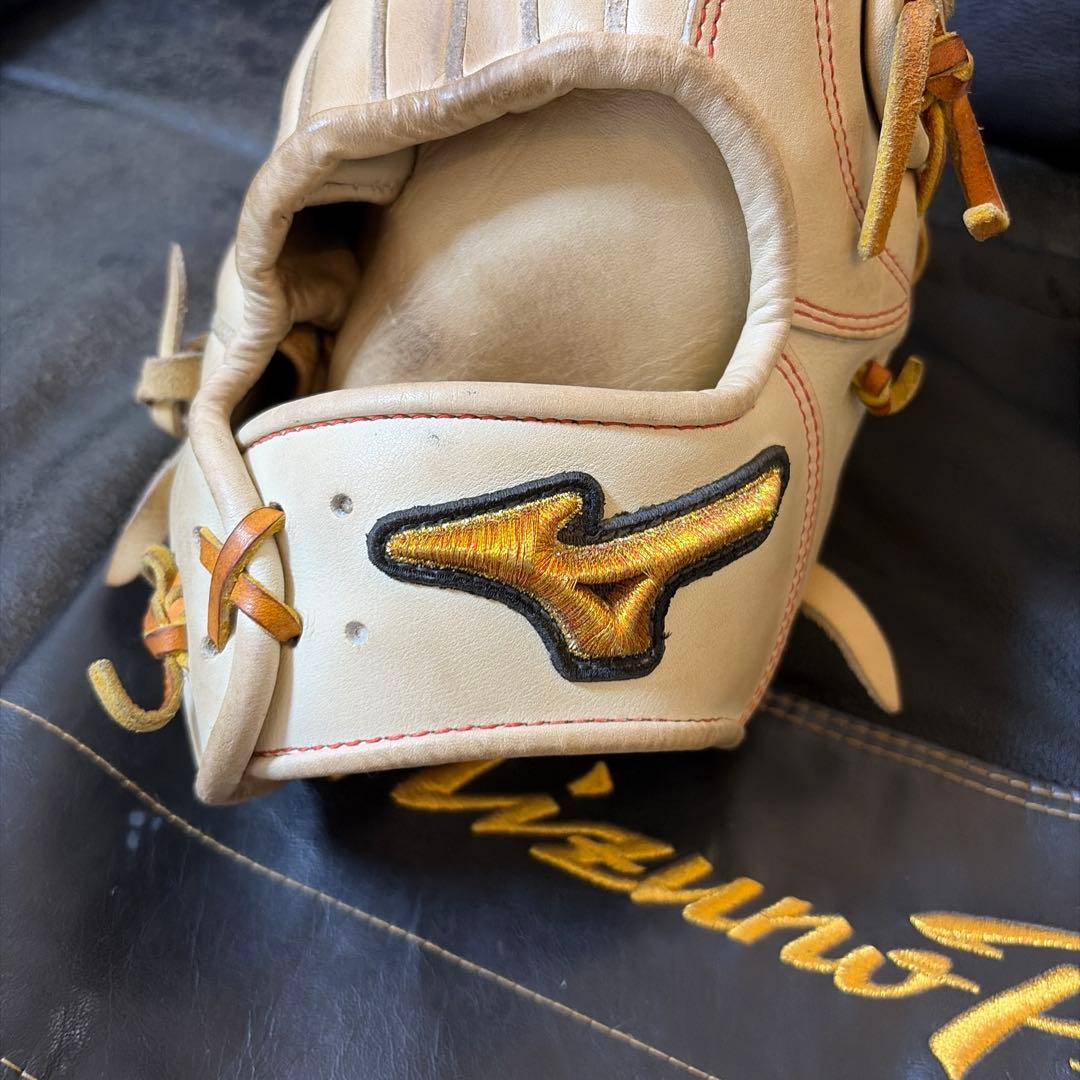 MizunoPro classic 軟式グローブ キャメル　袋・軟式ボール付き