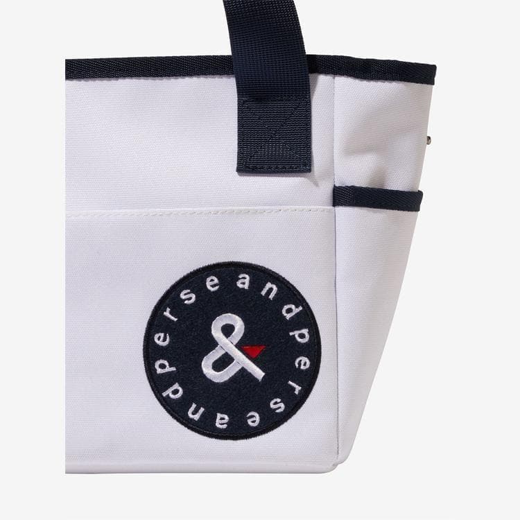新品 and per se アンパスィ カートバッグ ラウンドバッグ NAVY