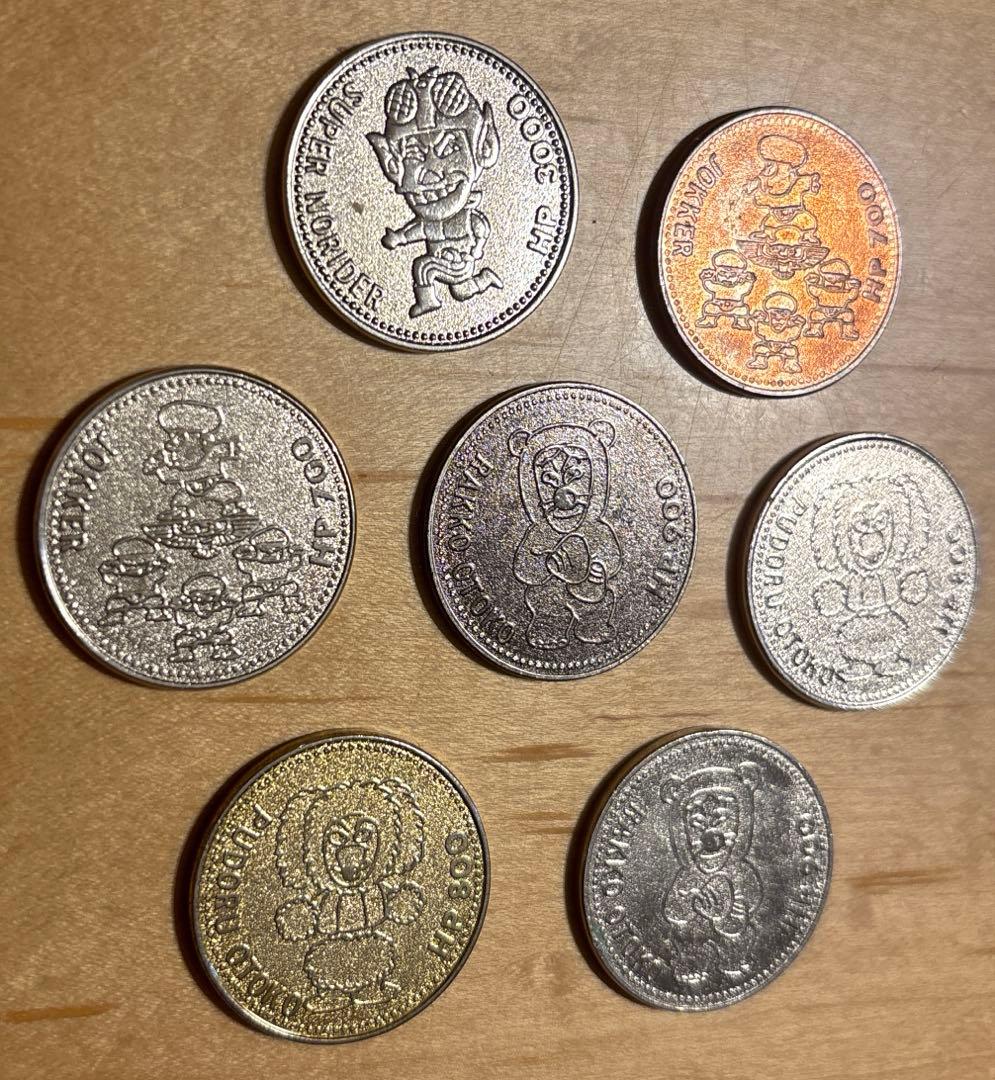 スーパーディフォルメ　ノリダーワールド メダル 7枚セットとんねるず
