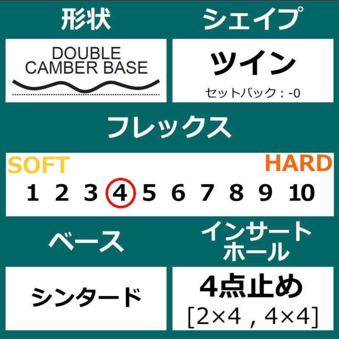 FNTC CAT BLACK 147cm ダブルキャンバー 23-24保証書付