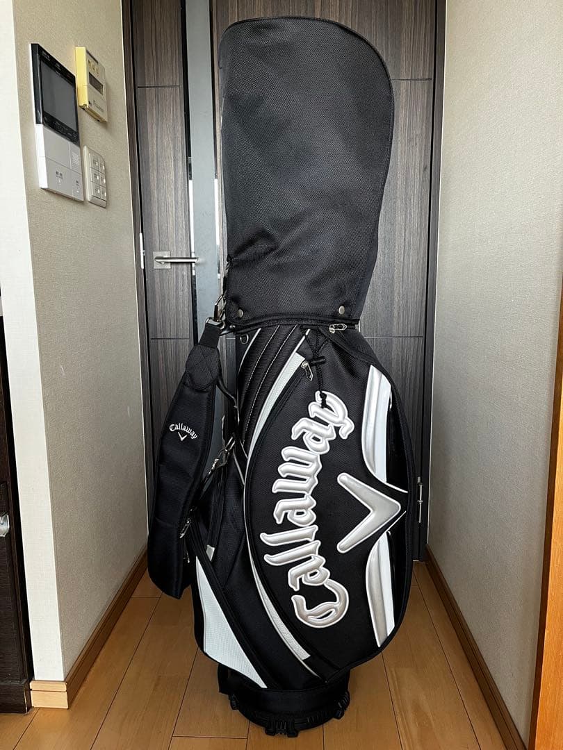 超美品キャロウェイcallaway カートキャディバッグ　ブラック　ゴルフバック