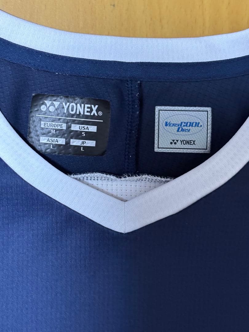 YONEX ヨネックスゲームシャツ アクセルセン 白 サイズL