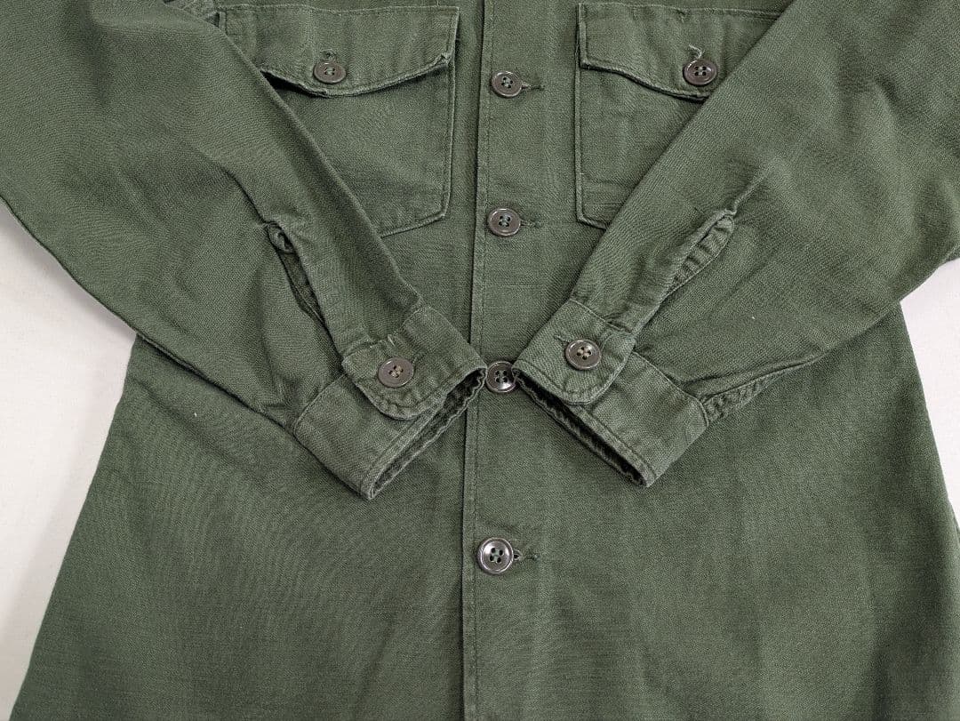 60's 米軍実物 OG 107 ユーティリティシャツ 中古 ナム戦