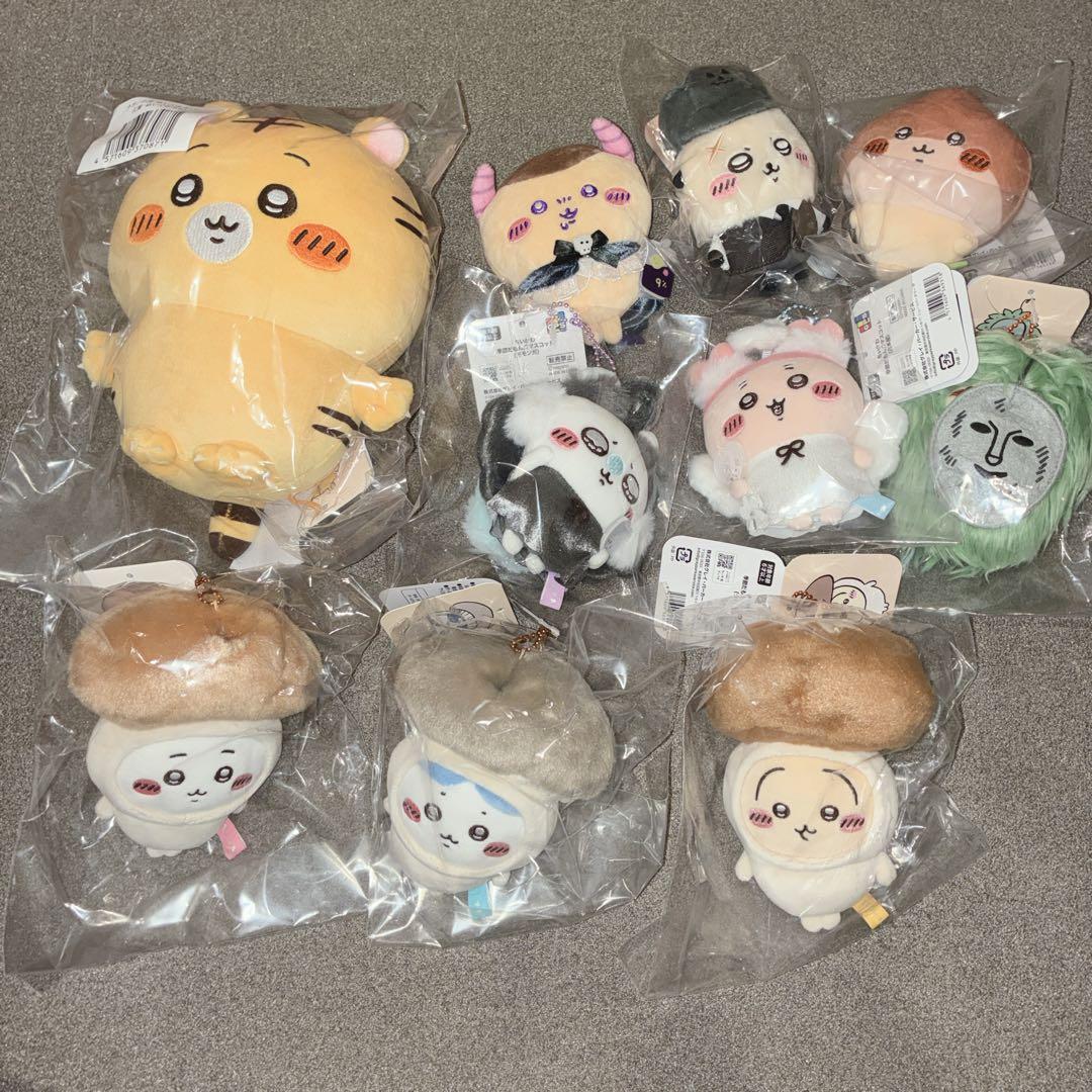 ちいかわ うさぎ ハチワレ モモンガ まとめ売り ぬいぐるみ マスコット